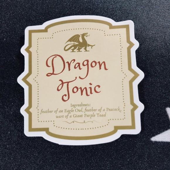 Dragon Tonic Witchy Sorceress Supreme Potion B0ttle Label Sticker - Picture 4 of 6